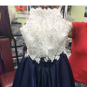 Two piece cocktail dress